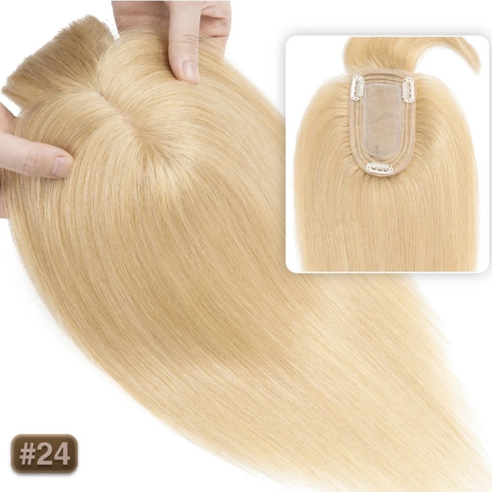 SALE-💯 human hair topper with bangs